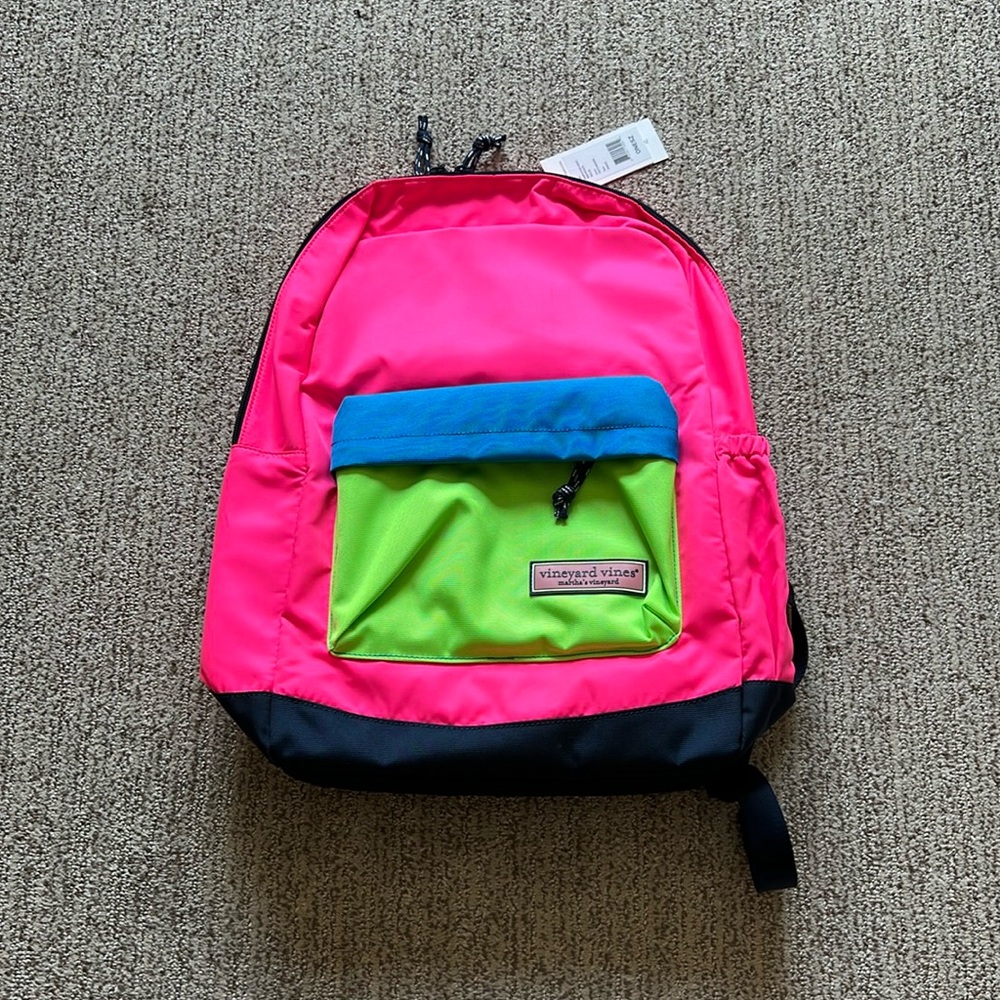 Vineyard Vines backpack, multicolor (neon.)